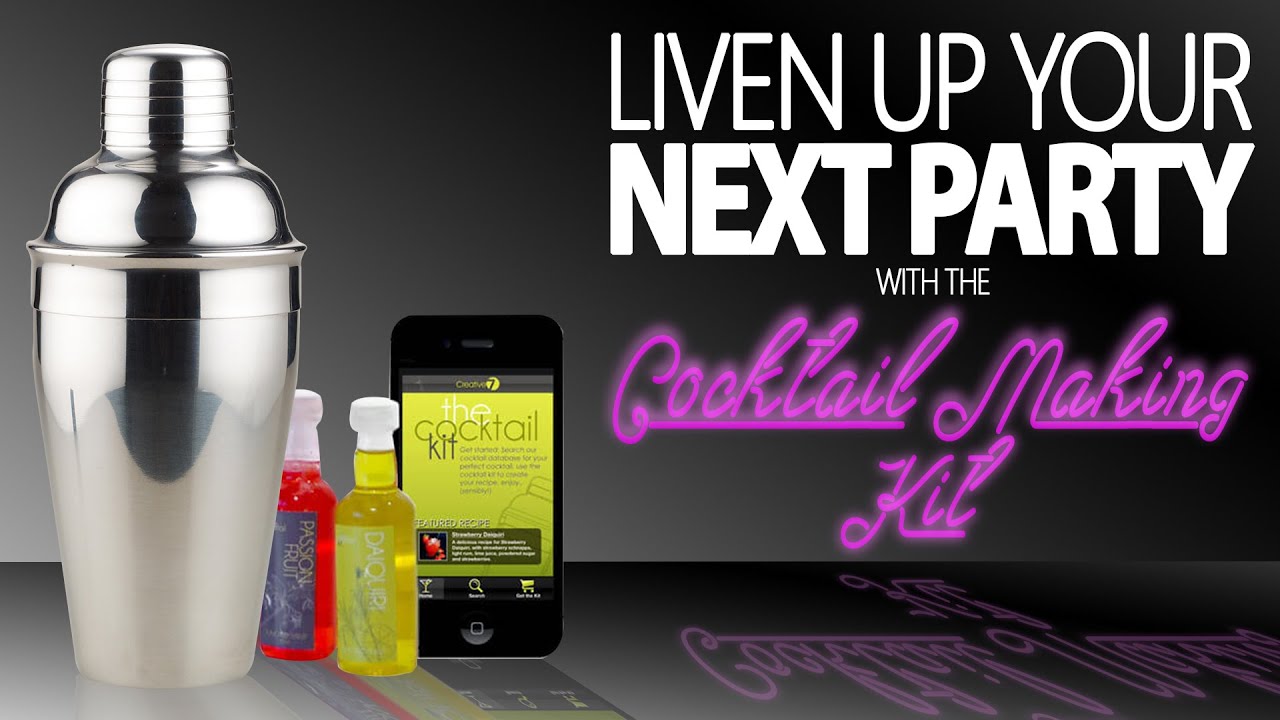Cocktail Mixing Kit With Recipe App - Become a Pro