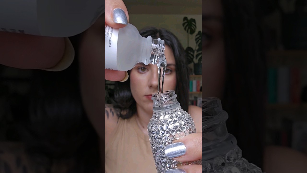 ASMR refilling my bedazzled hyaluronic acid ✨
