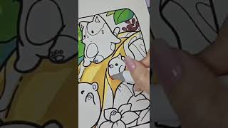 ASMR The playground Secret Garden Cozy and Cute Coloring to Relax #stressrelief  #asmrcoloring