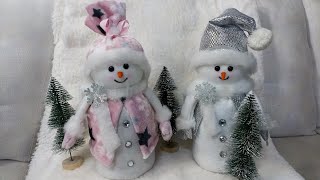 Hermoso muñequito de nieve con material reciclado ☃ Diy 2023