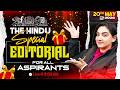 The Hindu Editorial Analysis | 20th May 2026 | Special Gifts 🎁 for All Aspirants | by Anchal Ma'am