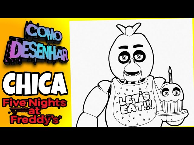 COMO DESENHAR A CHICA DO FIVE NIGHT AT FREDDY'S (FNAF FILME) 