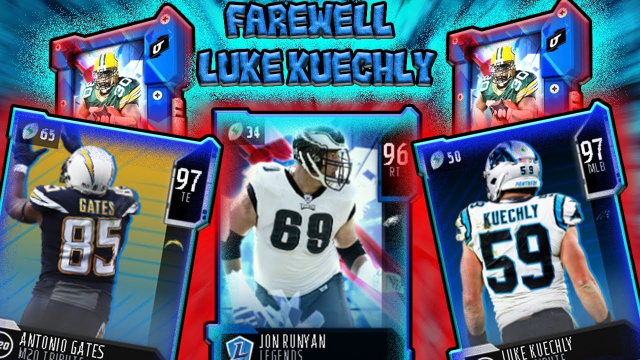 3 LTDS IN PACKS!! TRIBUTE KUECHLY AND ANTONIO GATES | LEGEND FANTASY PACKS - Madden 20 Ultimate Team