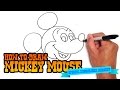 How to Draw Mickey Mouse - Step by Step Video