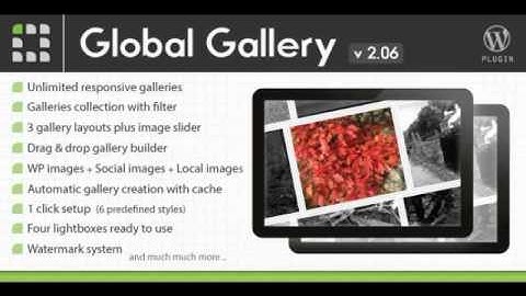 Preview Global Gallery - WordPress Responsive Gallery