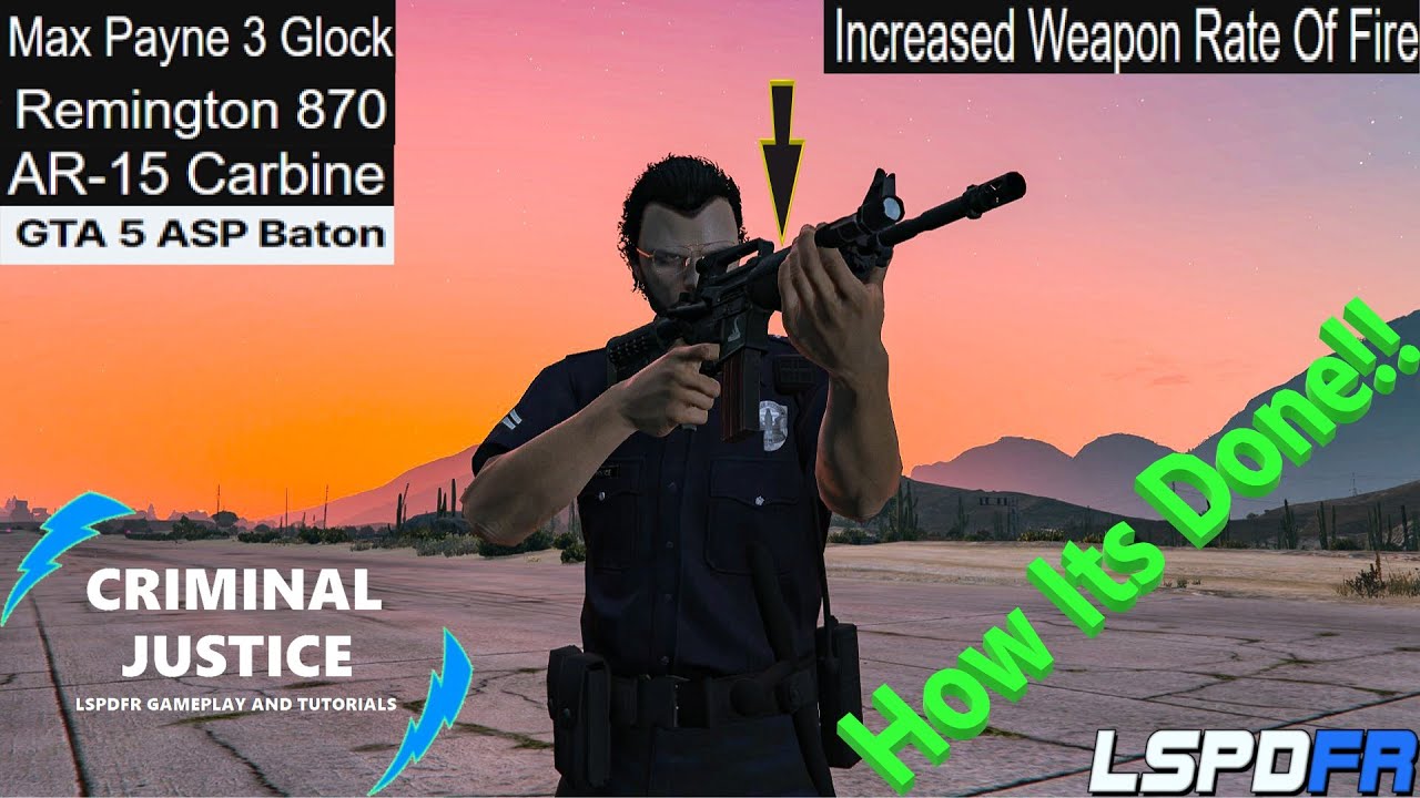 Change Police Weapons v0.1 (mudar armas da polícia) - MixMods