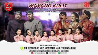🔴 WAYANG KULIT KI EKO PRISDIANTO | DUOJO & ELISA | PAK JUWARI - NOTOREJO - GONDANG - TULUNGAGUNG