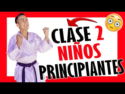 Cómo APRENDER KARATE para NIÑOS PRINCIPIANTES en Casa PASO a Paso // clase de karate para niños de