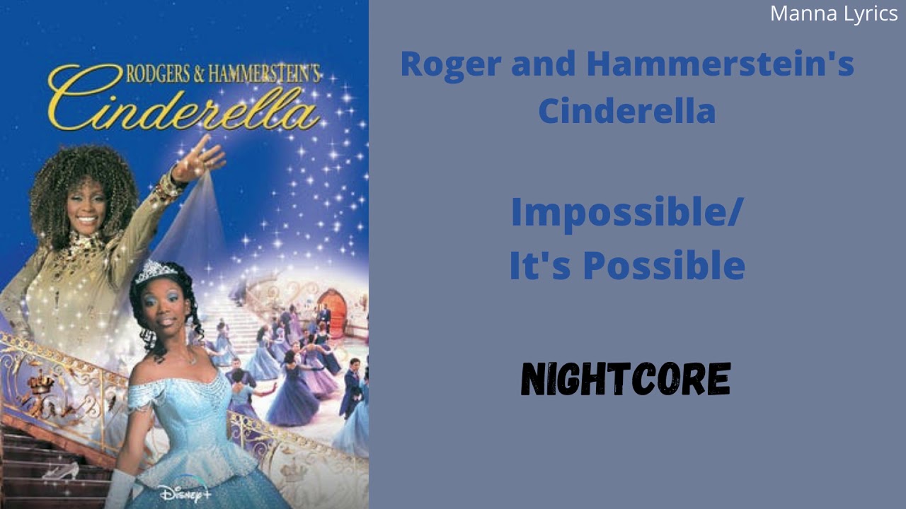 Imposible/It's Possible Brandy & Whitney Houston (Nightcore) YouTube