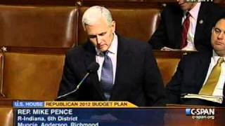 4-14-2011 - Rep. Pence: "Washington, D.C. is Addicted to Spending"