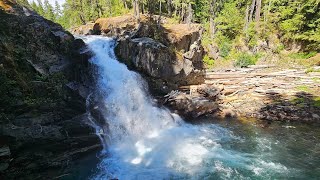 π₯ Hiking to Silver Falls inside Mt Rainier National Park 2025
