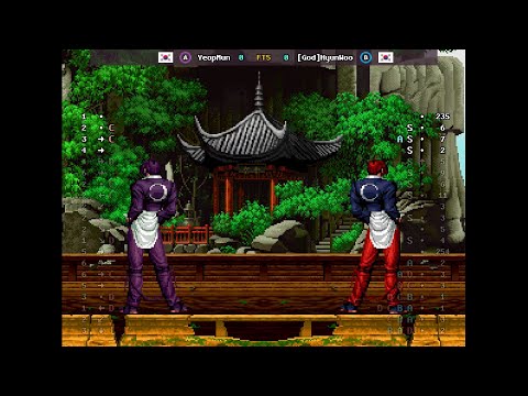 The King of Fighters '98 - 🇰🇷 YeopMun(A) vs 🇰🇷 [God]HyunWoo(B) | Fightcade (2026-06-14 10:24 UTC)