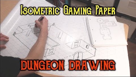 Drawing a Dungeon on Isometric Gaming Paper