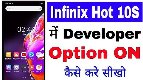 infinix Hot 10s mobile developer option enable।। infinix Hot 10s me developer option on kaise kare
