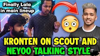 kronten on scout and neeyo talking style😱ghatak bhai on clutchgod in main lineup 🇮🇳