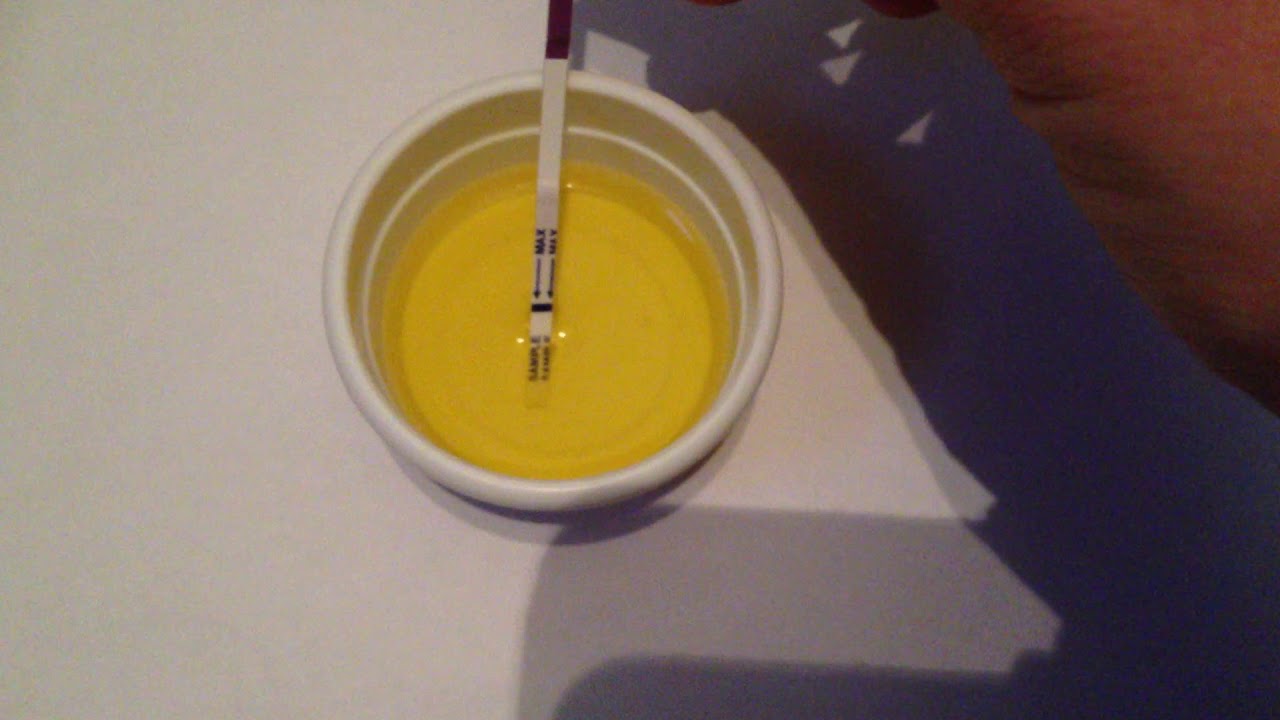 How to use an ovulation test strip, LH test strip, OPK test. YouTube
