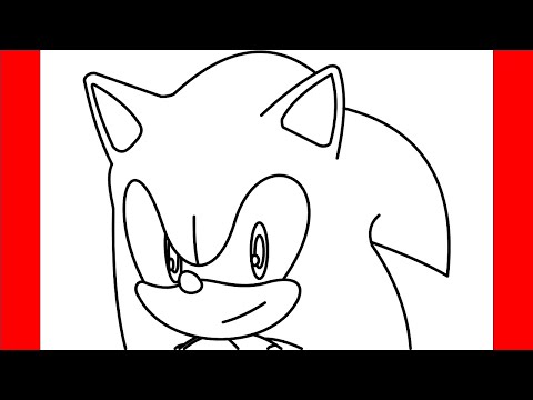 How To Draw Sonic The Hedgehog - Step By Step Drawing