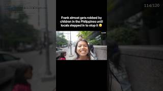 Frank almost gets robbed by kids…