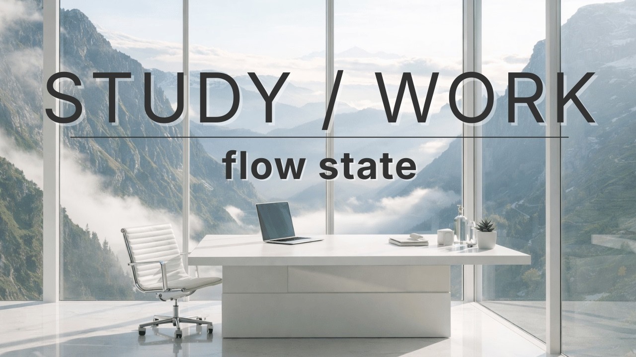 Soft Focus Clean  — Calm Background Music for Work & Study | Deep Focus & Productivity