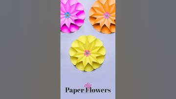 DIY Decorative Paper Flowers #paperflower #papercraft #diy