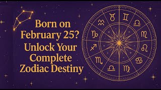 Born on February 25? Unlock Your Complete Zodiac Destiny | Deep Astrology Reading