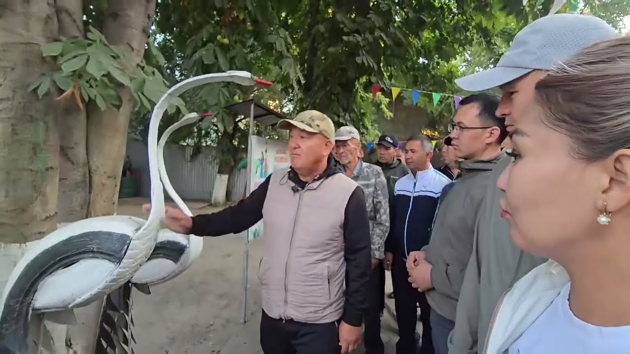 ✅ Курулганына 125 жыл болгон бала бакча. Мэр 1901-жылы курулган №1 “Жибек” бала бакчасына барды.