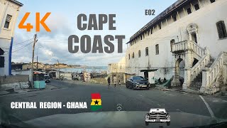 Cape Coast Drive Tour E02 Central Region of Ghana 4K