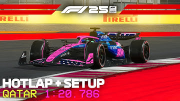 F1 25 QATAR Hotlap + Setup (1:20.786) - 104 th Worldwide Ranking 💪