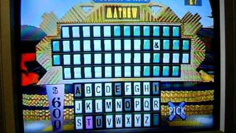 Wheel of Fortune 2nd Edition Playstation Run Game 30 Part 2