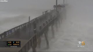 Hurricane Dorian Causes Flooding And High Surf In North Carolina