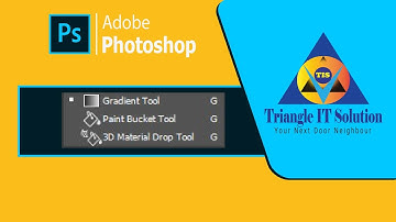 Class-14: Gradient tool, Paint bucket tool, 3D Materiel Drop tool in photoshop