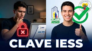 🤔🔓 Cómo GENERAR la CLAVE DEL IESS por Primera Vez en 2026: ¡Paso a Paso y SIN ERRORES!