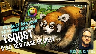 TSQQST iPad Pro 12 9 Case 6th Generation review by an artist