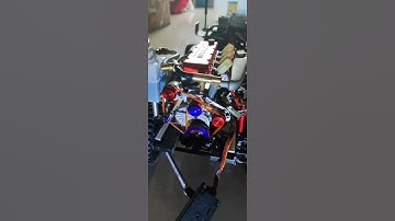 Miniature OHV Four Stroke Engine model in an RC Car | Stirlingkit