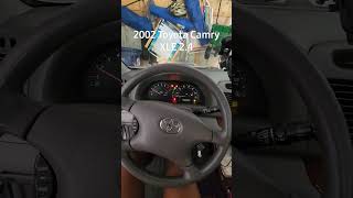 2002 Toyota Camry Xle 2.4 Cold Start