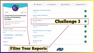 Filter Your Reports | Create Reports and Dashboards for Sales and Marketing Managers | Challenge 3