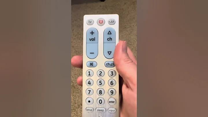GE Big Button Universal Remote Control REVIEW