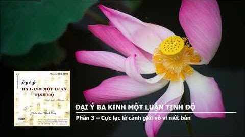 Đại Ý Ba Kinh Một Luận Tịnh Độ - Phần 3 – Cực lạc là cảnh giới vô vi niết bàn