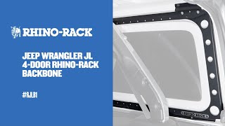 Jeep Wrangler JL 4Door RhinoRack Backbone Installation