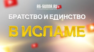 Братство и единство в Исламе