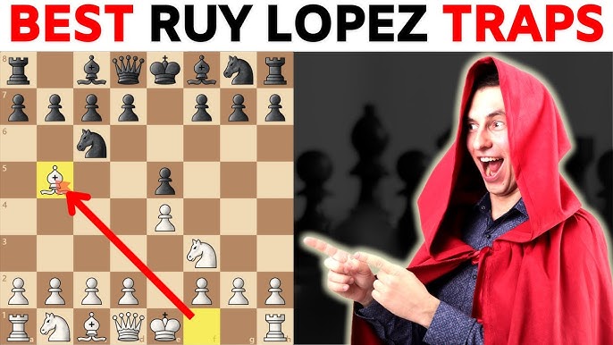 This Ruy Lopez Opening TRAP for Black Wins in 5 Moves! - Remote Chess  Academy