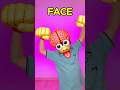 👂 Learn Simple English Body Words Step By Step #shorts #learningthroughplay