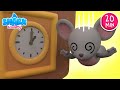 Hickory Dickory Dock | Baby Shark version - Kids Learn To Tell Time | Nursery Rhymes | Shark Academy