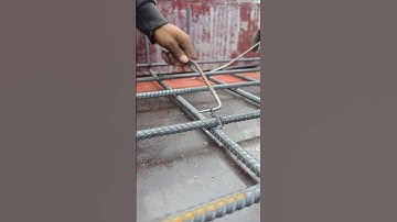 Ties bottom slab rebar #shorts #construction #structure