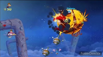 Rayman origins and Rayman legends Comparison (Boss #1 Boss bird)