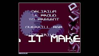 Amiga Cracktro - Overkill  Delirium Masque of TRSI (1993)