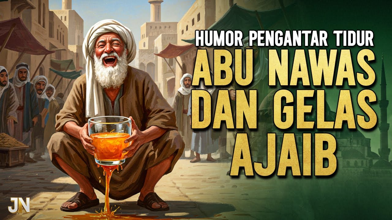 ABU NAWAS DAN GELAS AJAIB YANG BISA TERBALIK || CERITA LUCU PENGANTAR TIDUR