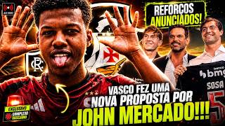🔴 VASCO FAZ 3ª PROPOSTA POR JOHN MERCADO €8 MILHÕES + NOVO CENTROAVANTE | SOSA E COLIDIO FINALMENTE
