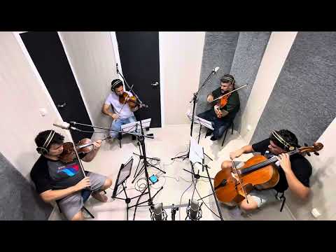 Gravação com Quarteto de cordas (Strings) - Jesse Souza (Prod) e Ronaldo Oliveira (Arr)￼