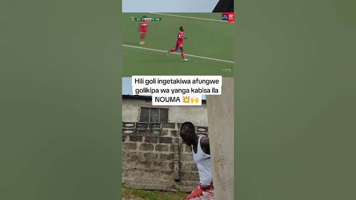 hili goli alitakiwa afungiwe golikipa wa yanga#update_news @ #sportsnews "